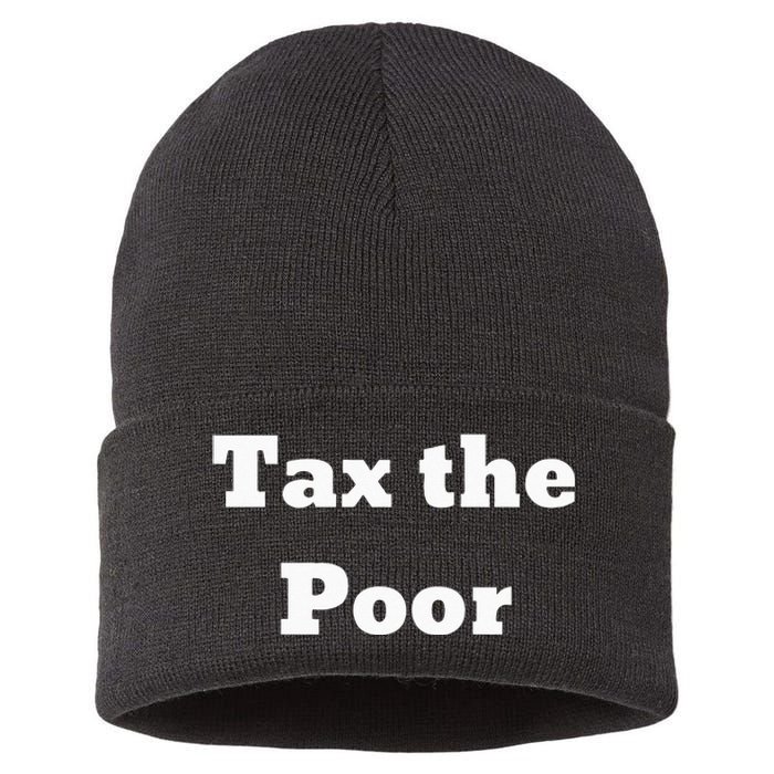 Tax The Poor Sustainable Knit Beanie