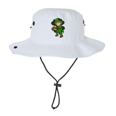 Table Tennis Player Leprechaun St Patrick's Day Table Tennis Funny Gift Legacy Cool Fit Booney Bucket Hat