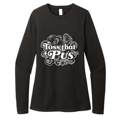 Toss That ‘Pus Womens CVC Long Sleeve Shirt