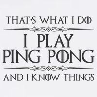 Table Tennis Player I Play Ping Pong & I Know Things Wool Snapback Cap