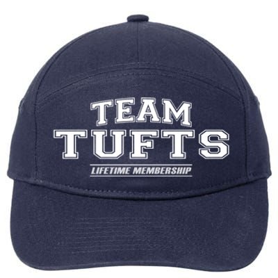 Team Tufts Proud Family Surname Last Name Gift 7-Panel Snapback Hat