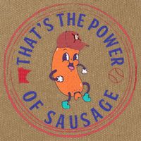 ThatS The Power Of Sausage Summer Sausage Cotton Canvas Backpack