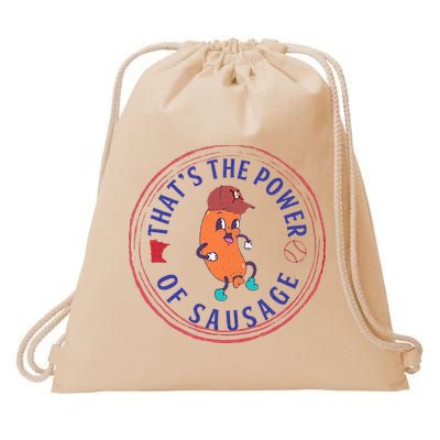 ThatS The Power Of Sausage Summer Sausage Drawstring Bag