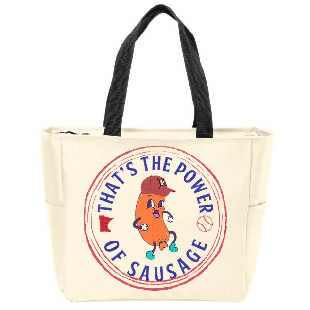 ThatS The Power Of Sausage Summer Sausage Zip Tote Bag