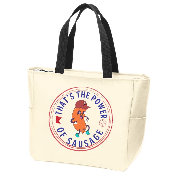 ThatS The Power Of Sausage Summer Sausage Zip Tote Bag