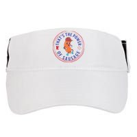 ThatS The Power Of Sausage Summer Sausage Adult Drive Performance Visor