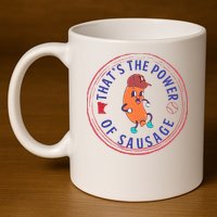 ThatS The Power Of Sausage Summer Sausage 11oz C Handle Ceramic Mug
