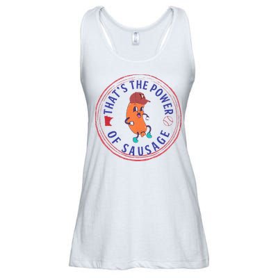 ThatS The Power Of Sausage Summer Sausage Ladies Essential Flowy Tank