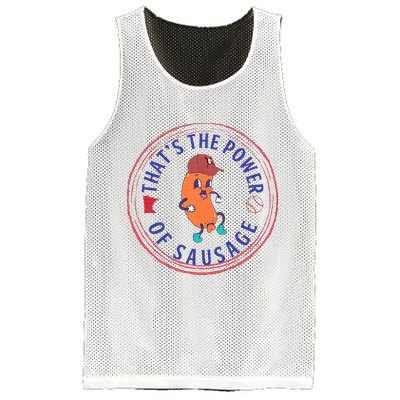 ThatS The Power Of Sausage Summer Sausage Mesh Reversible Basketball Jersey Tank