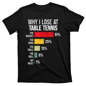 Table Tennis Player Joke For Ping Pong Lover Fan Women T-Shirt