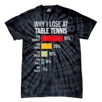 Table Tennis Player Joke For Ping Pong Lover Fan Women Tie-Dye T-Shirt