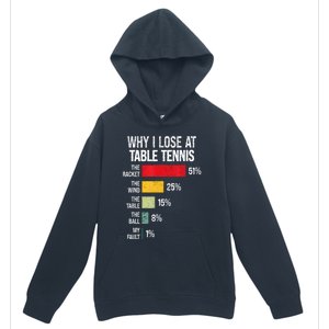 Table Tennis Player Joke For Ping Pong Lover Fan Women Urban Pullover Hoodie