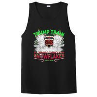 Trump Train Plowing Through Snowflakes Christmas Xmas President PosiCharge Competitor Tank