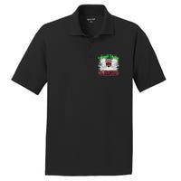 Trump Train Plowing Through Snowflakes Christmas Xmas President PosiCharge RacerMesh Polo