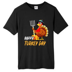 Turkeys Thanksgiving Pilgrim Holiday Tall Fusion ChromaSoft Performance T-Shirt