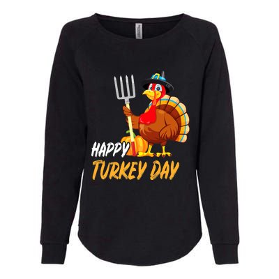 Turkeys Thanksgiving Pilgrim Holiday Womens California Wash Sweatshirt