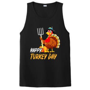 Turkeys Thanksgiving Pilgrim Holiday PosiCharge Competitor Tank