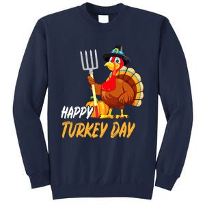 Turkeys Thanksgiving Pilgrim Holiday Tall Sweatshirt