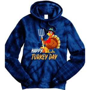 Turkeys Thanksgiving Pilgrim Holiday Tie Dye Hoodie