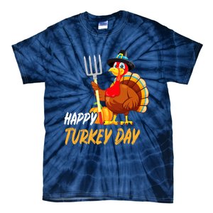 Turkeys Thanksgiving Pilgrim Holiday Tie-Dye T-Shirt