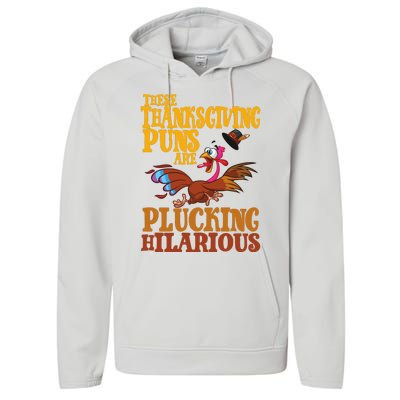 These Thanksgiving Puns Are Plucking Hilarious Performance Fleece Hoodie