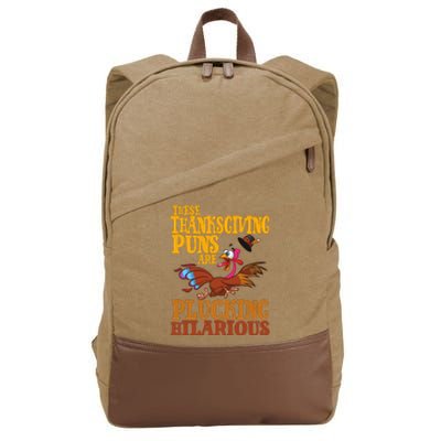 These Thanksgiving Puns Are Plucking Hilarious Cotton Canvas Backpack