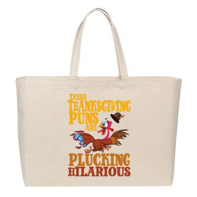 These Thanksgiving Puns Are Plucking Hilarious Cotton Canvas Jumbo Tote