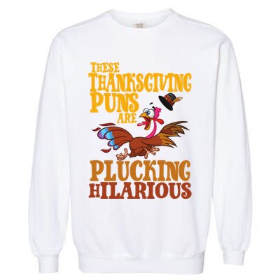 These Thanksgiving Puns Are Plucking Hilarious Garment-Dyed Sweatshirt