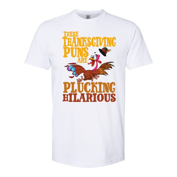 These Thanksgiving Puns Are Plucking Hilarious Softstyle CVC T-Shirt