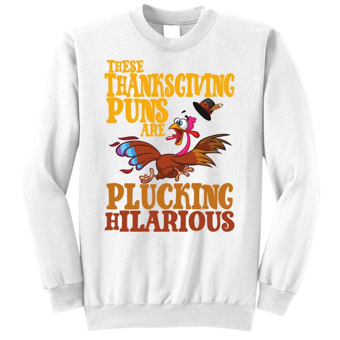 These Thanksgiving Puns Are Plucking Hilarious Sweatshirt