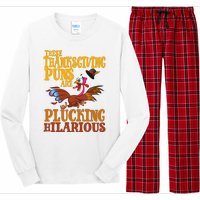 These Thanksgiving Puns Are Plucking Hilarious Long Sleeve Pajama Set