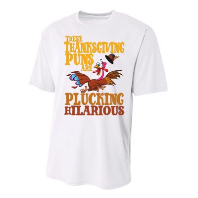 These Thanksgiving Puns Are Plucking Hilarious Performance Sprint T-Shirt