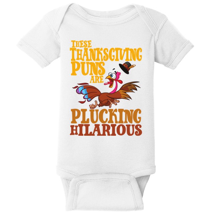 These Thanksgiving Puns Are Plucking Hilarious Baby Bodysuit
