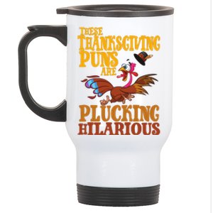 These Thanksgiving Puns Are Plucking Hilarious Stainless Steel Travel Mug