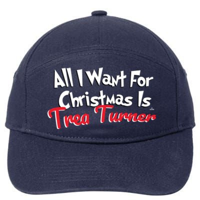 Trea Turner Philadelphia Baseball All I Want For Christmas Great Gift 7-Panel Snapback Hat