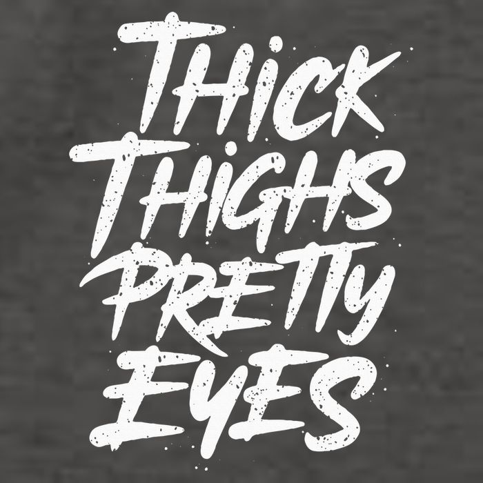 Thick Thighs Pretty Eyes Big Gym Fitness Vector Backpack