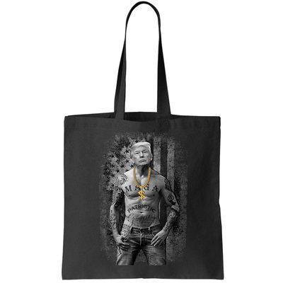 Trump Tattoo Patriotic Gangster Anti Liberal Pro Trump Republican Gifts Bag