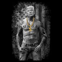 Trump Tattoo Patriotic Gangster Anti Liberal Pro Trump Republican Gifts Visor