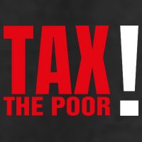 Tax The Poor Adult Drive Performance Visor