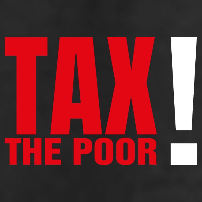 Tax The Poor Adult Drive Performance Visor