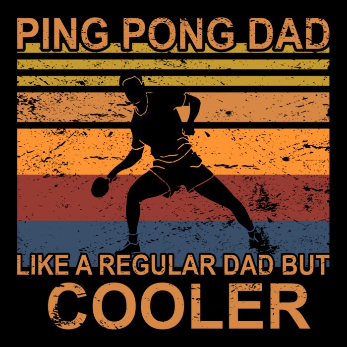 Table Tennis Player Ping Pong Father Table Tennis Dad Gift Cooling Performance Crew T-Shirt