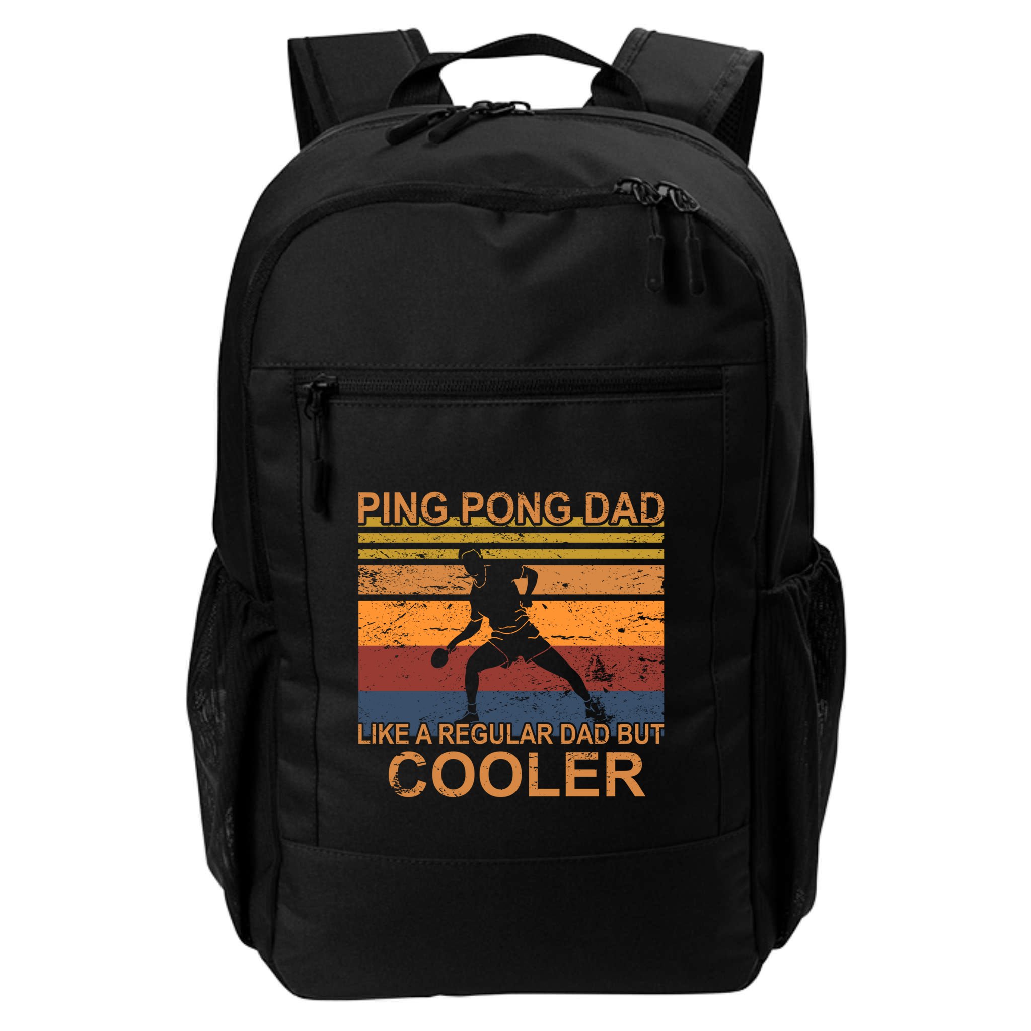 Table Tennis Player Ping Pong Father Table Tennis Dad Gift Backpack
