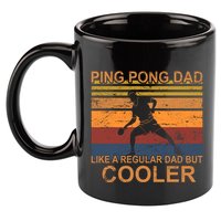 Table Tennis Player Ping Pong Father Table Tennis Dad Gift 11oz C Handle Ceramic Mug
