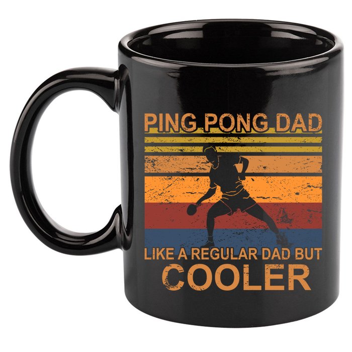 Table Tennis Player Ping Pong Father Table Tennis Dad Gift 11oz C Handle Ceramic Mug