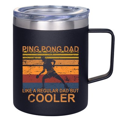 Table Tennis Player Ping Pong Father Table Tennis Dad Gift 12oz Stainless Steel Coffee Mug