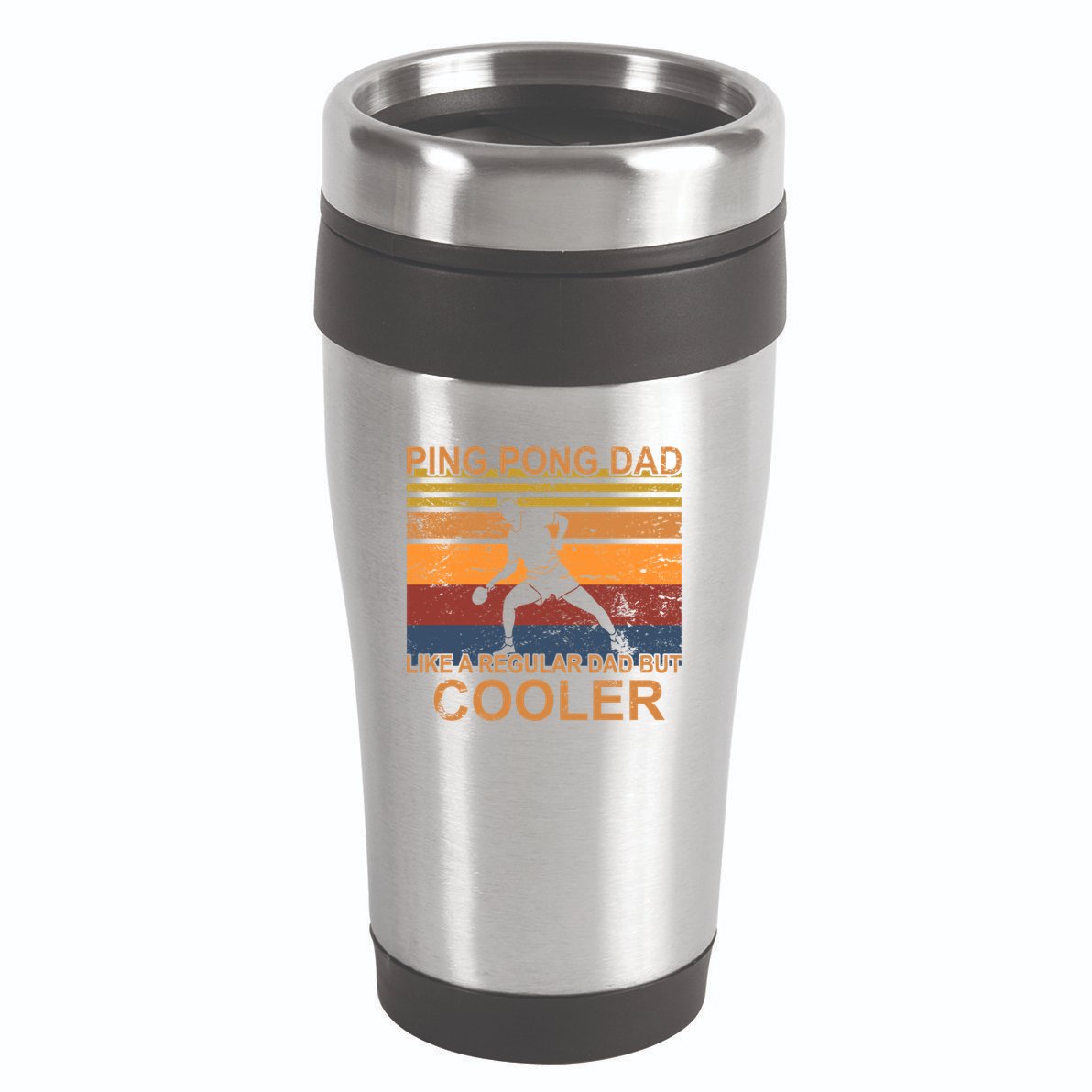 Table Tennis Player Ping Pong Father Table Tennis Dad Gift 16oz Travel Tumbler