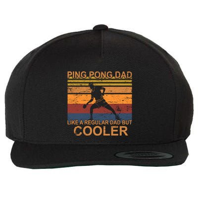 Table Tennis Player Ping Pong Father Table Tennis Dad Gift Wool Snapback Cap