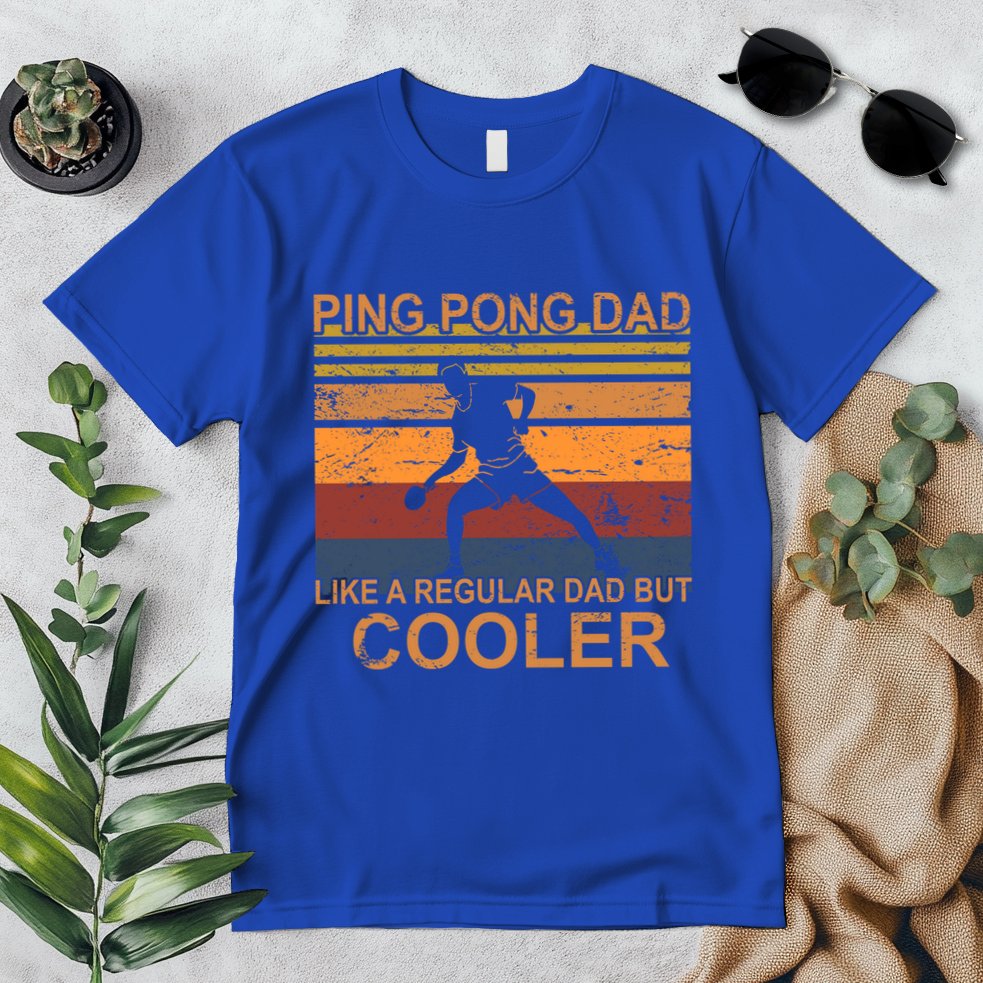 Table Tennis Player Ping Pong Father Table Tennis Dad Gift Premium T-Shirt