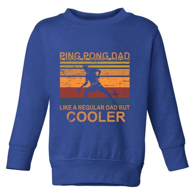 Table Tennis Player Ping Pong Father Table Tennis Dad Gift Toddler Sweatshirt