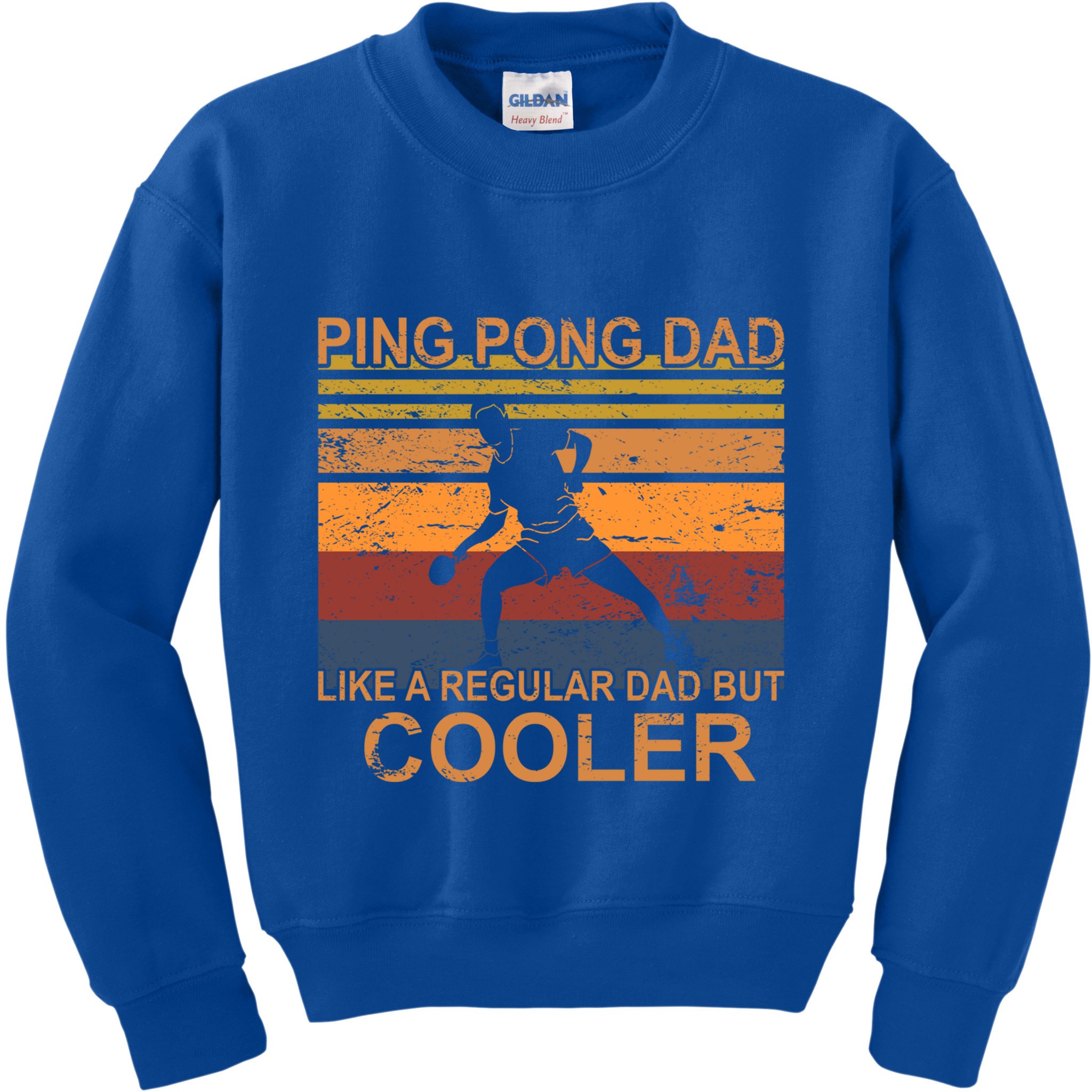 Table Tennis Player Ping Pong Father Table Tennis Dad Gift Kids Sweatshirt